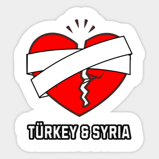 Pray for Turkey and Syria Sticker